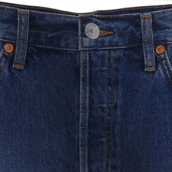 Re/Done 70s High Rise Short High Tide Slim Fit Rigid Denim Button Fly Size 30 - Picture 5 of 11